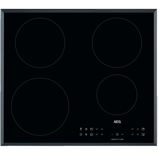 Placa de Indução AEG IKB64301 FB | Touch control, Power, Preto