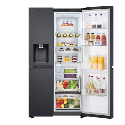 Frigorífico Americano LG GSLE91EVAC | 628L, No Frost, Classe C