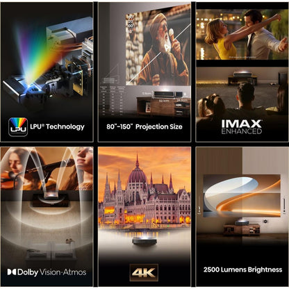 TV Hisense PT1 | 80-150", Laser, 4K, HDR10+