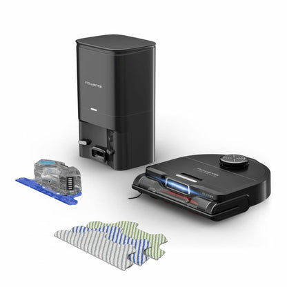 Aspirador Robô Rowenta RR9695WH | 120 min, 0.35L, Preto