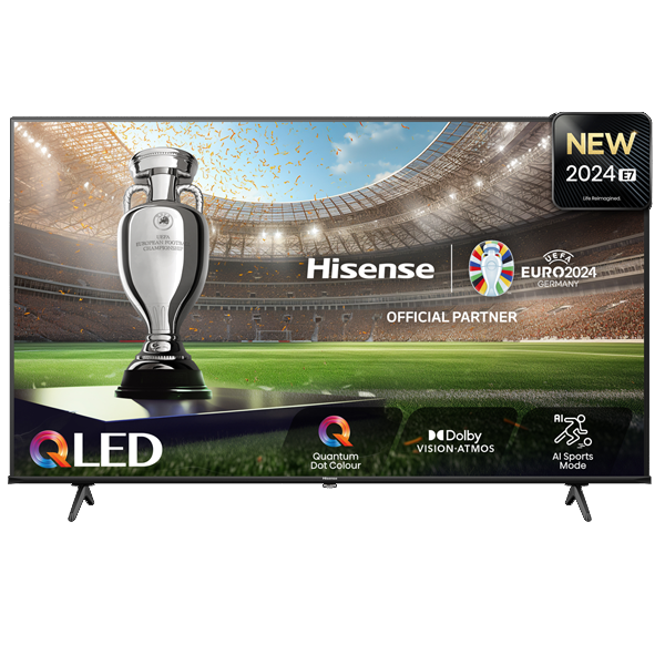 TV QLED Hisense 65E7NQ | 65", 4K UHD, Quantum Dot, HDR10, Dolby Vision