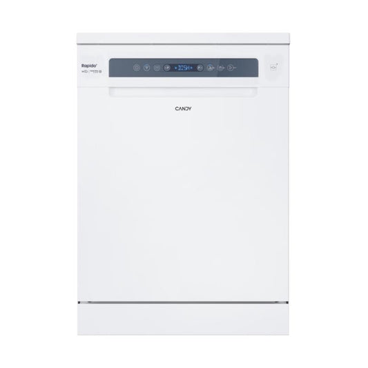 Máquina de Lavar Loiça Candy CF4B7F0W | 14 Talheres, WIFI, Classe B