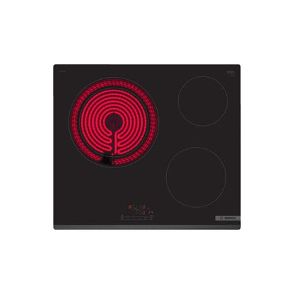 Placa Vitrocerâmica Bosch PKK631BB8E | 60 cm, 3 Zonas, TouchSelect