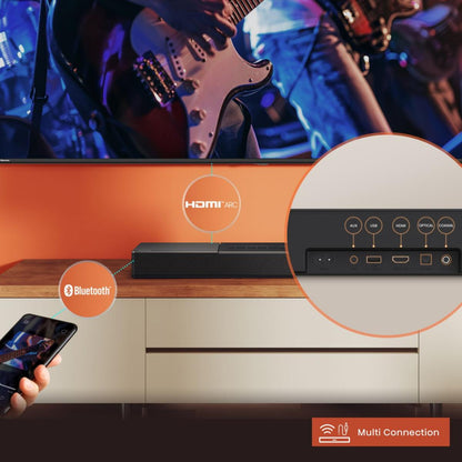 Soundbar Hisense Hs2000 | 240W, 2.1 Canais, Dolby Digital+