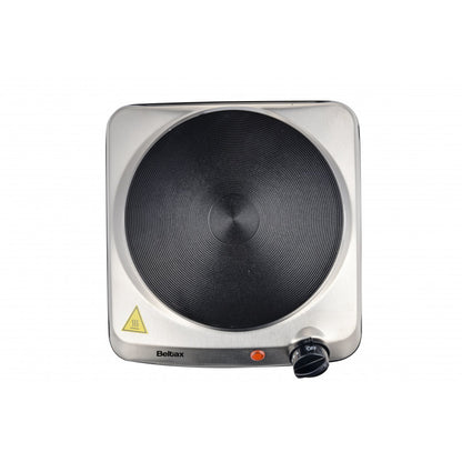 Placa Elétrica Beltax BHP0116 | 1 zona, 1500W, Inox, 18.5cm