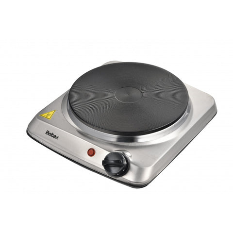 Placa Elétrica Beltax BHP0116 | 1 zona, 1500W, Inox, 18.5cm