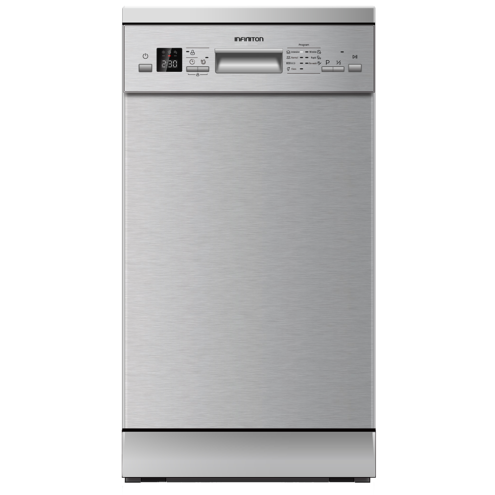 Máquina de Lavar Loiça Infiniton DIW-4513X | 10 talheres, 45 cm, LED