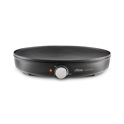 Máquina de Crepes Ufesa Dolcevita 1000W | 30cm, Antiaderente, Ajustável