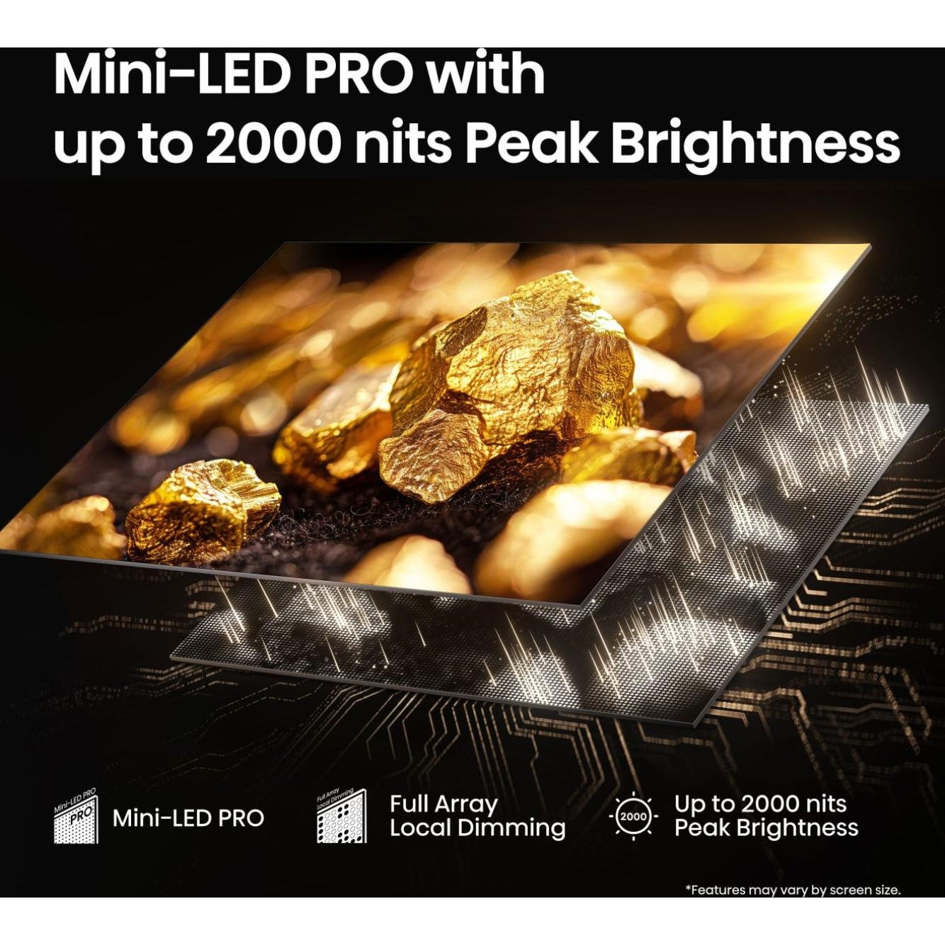 TV Hisense 85U7Q PRO | 85", Mini LED, 4K, VIDAA U9