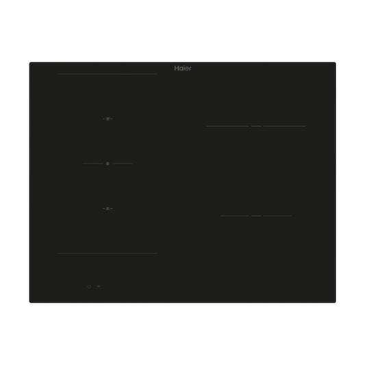 Placa de Indução Haier HAIFB54IRCS | 4 zonas, Vitrocerâmica, Preto