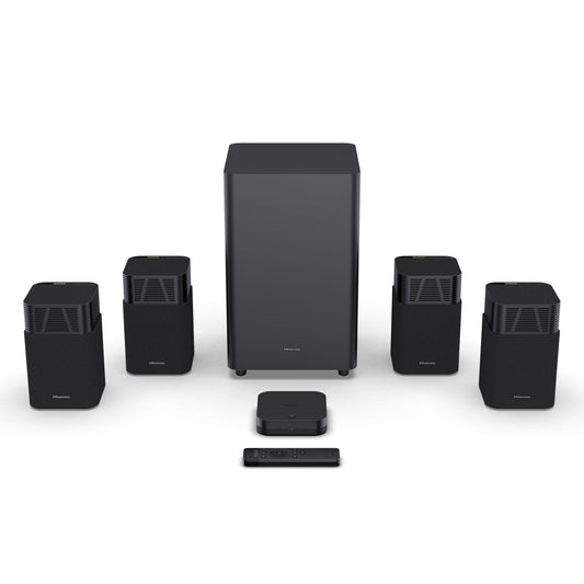 Colunas Hisense Flex ht Saturn | 720W, 4.1.2, Dolby Atmos