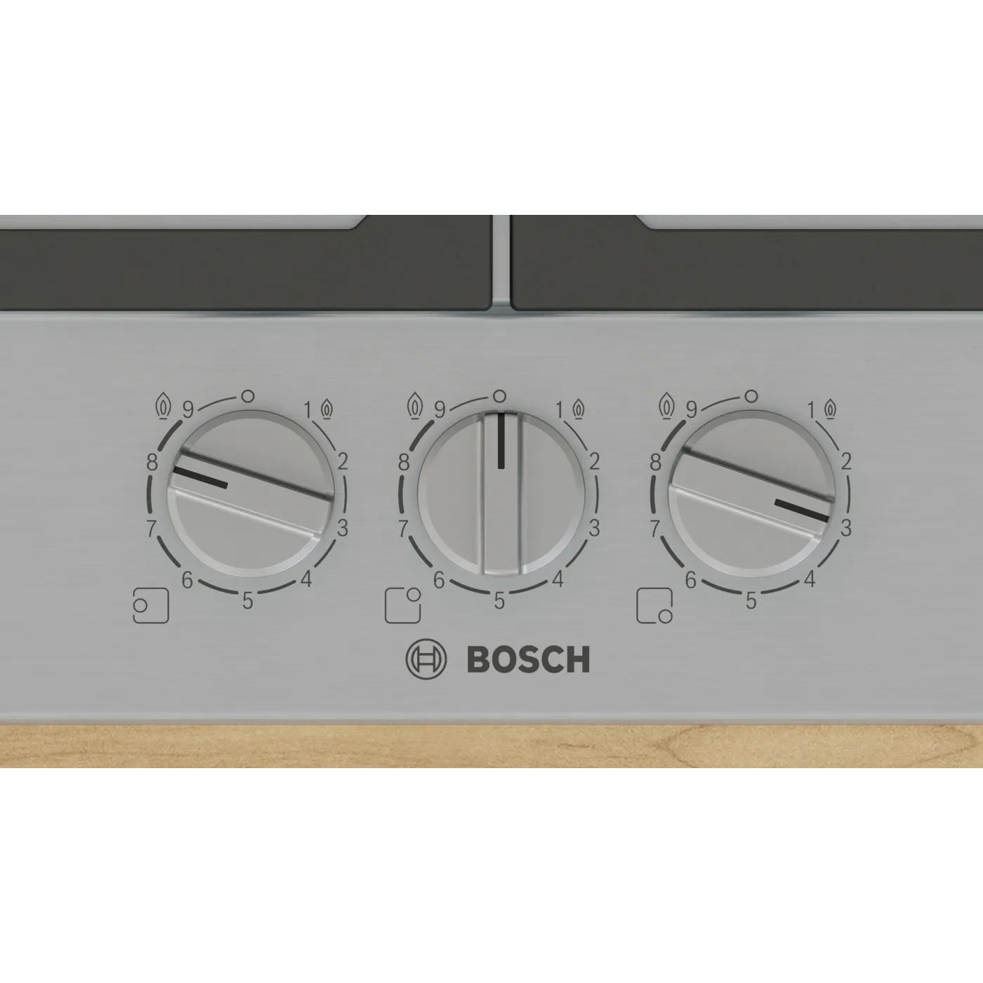 Placa a Gás Bosch PCC6A5I90 | 60 cm, Inox, 3 Queimadores, FlameSelect