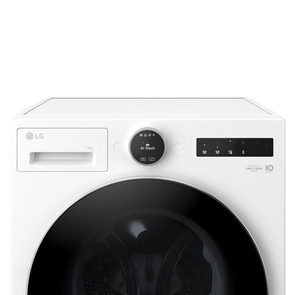 Máquina de Lavar Roupa LG F4x9009TWCE | 9kg, 1400 rpm, Steam+