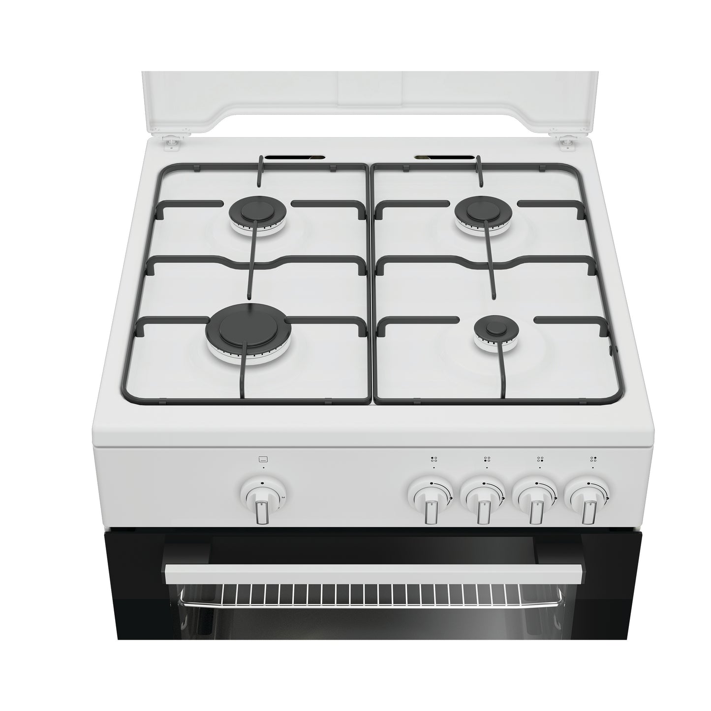 Fogão a Gás Indesit I6GGKMW | 4 Queimadores, Forno Gás, 64L