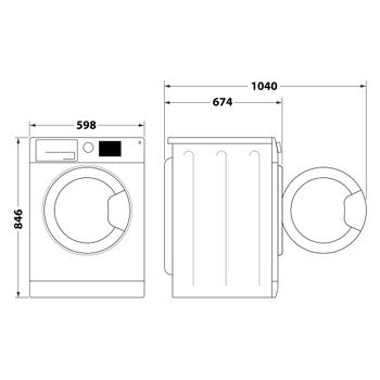 Secador de Roupa WHIRLPOOL Cwd113m Wbs Spt | 11kg, Bomba de Calor