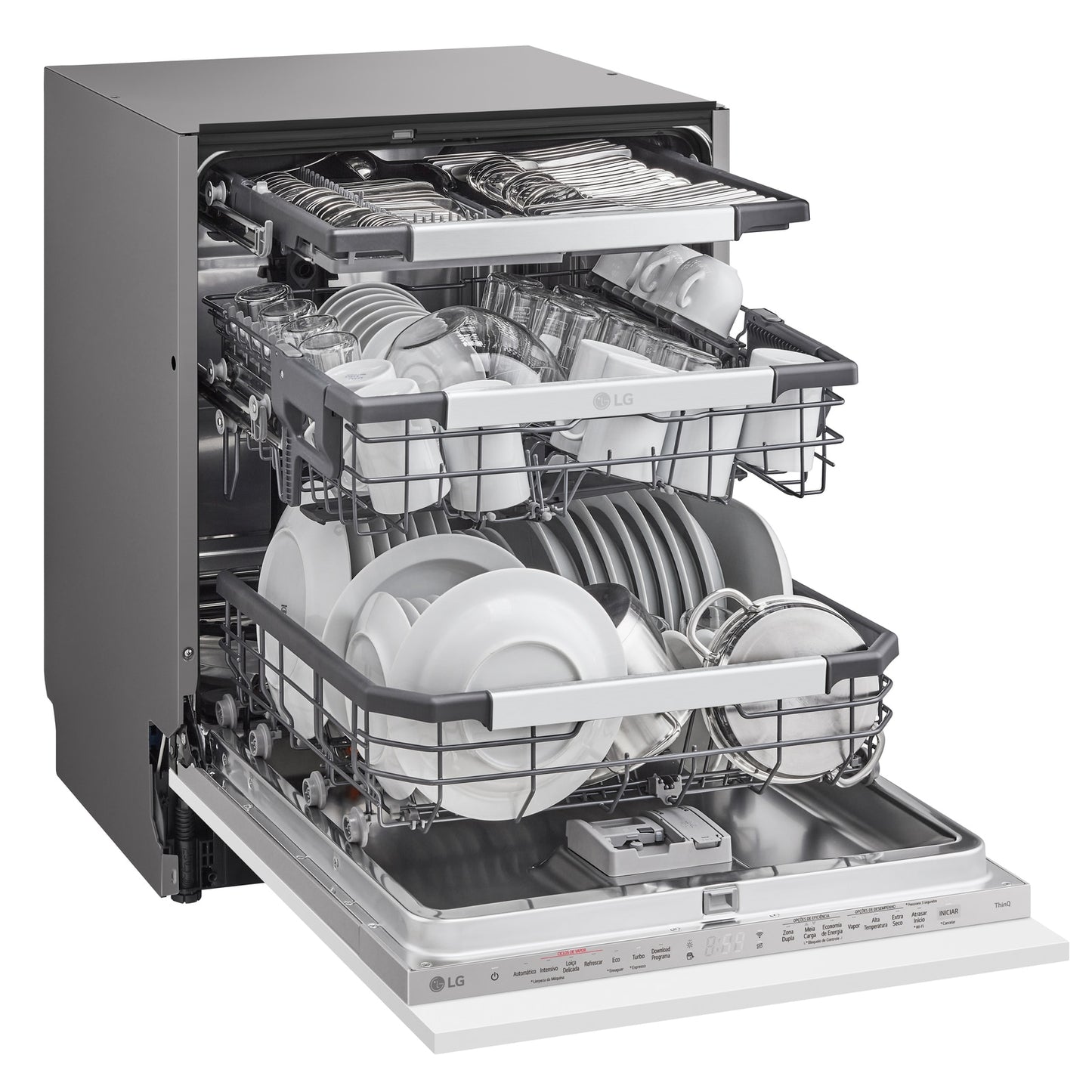 Máquina de Lavar Loiça Encastre LG DB475TXS | 14 Talheres, Wi-Fi