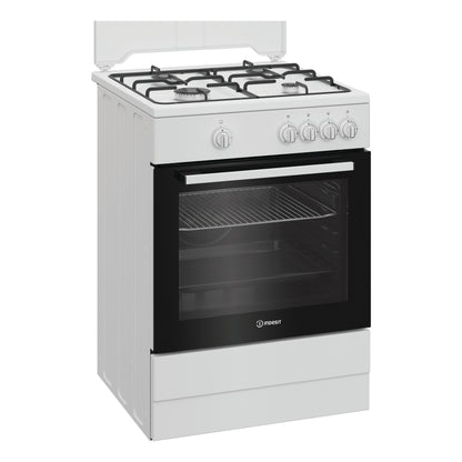 Fogão a Gás Indesit I6GGKMW | 4 Queimadores, Forno Gás, 64L