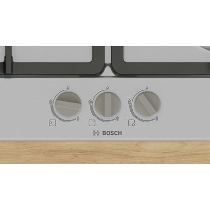 Placa a Gás Bosch PGC6B5K90 | 3 Queimadores, 60cm, Inox