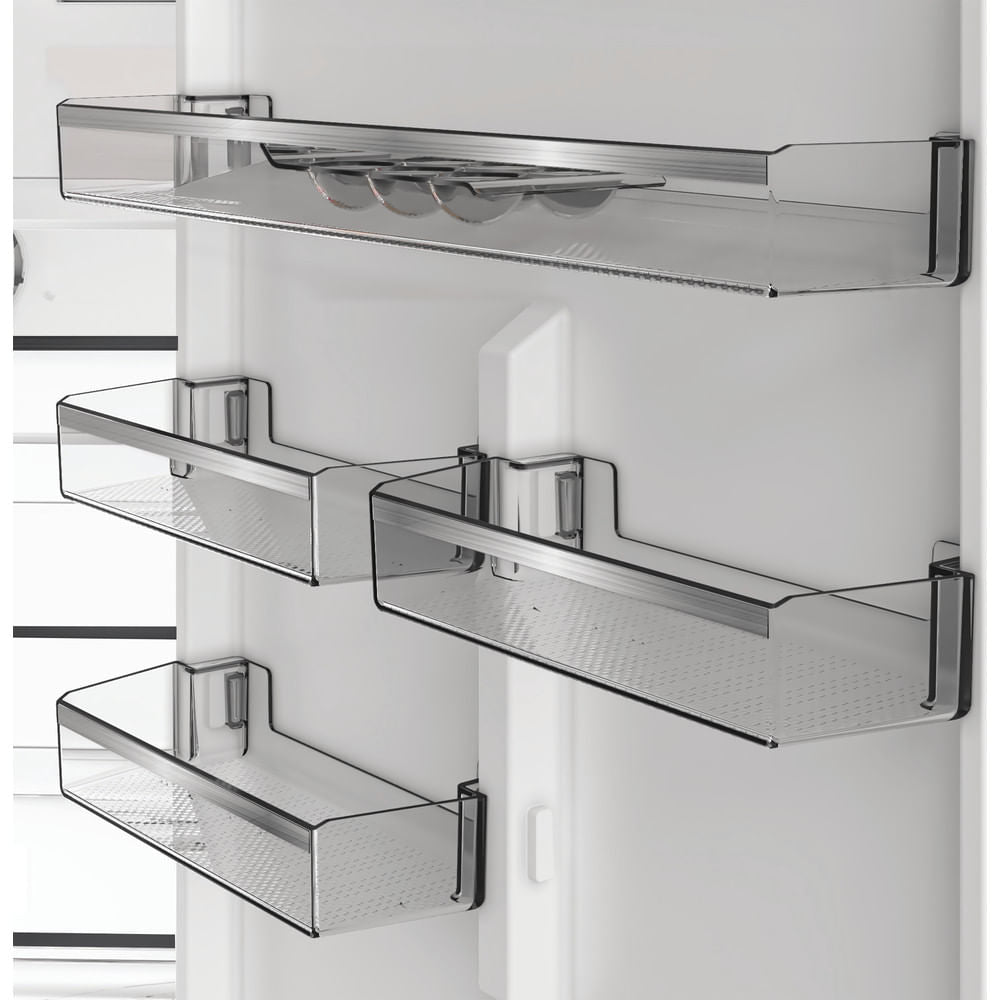 Frigorífico Combinado Hotpoint HPAK26472XP5E | 475L, Inox, Classe D
