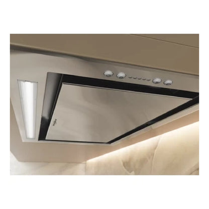 Outlet | Exaustor Chaminé Whirlpool WCT363FLTX | 650 m³/h, B, Inox