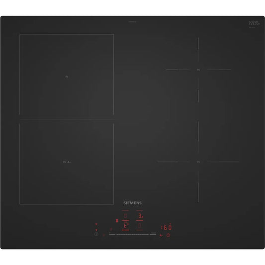 Placa de Indução Siemens ED61AHSC1E | 60 cm, 4 zonas, Home Connect