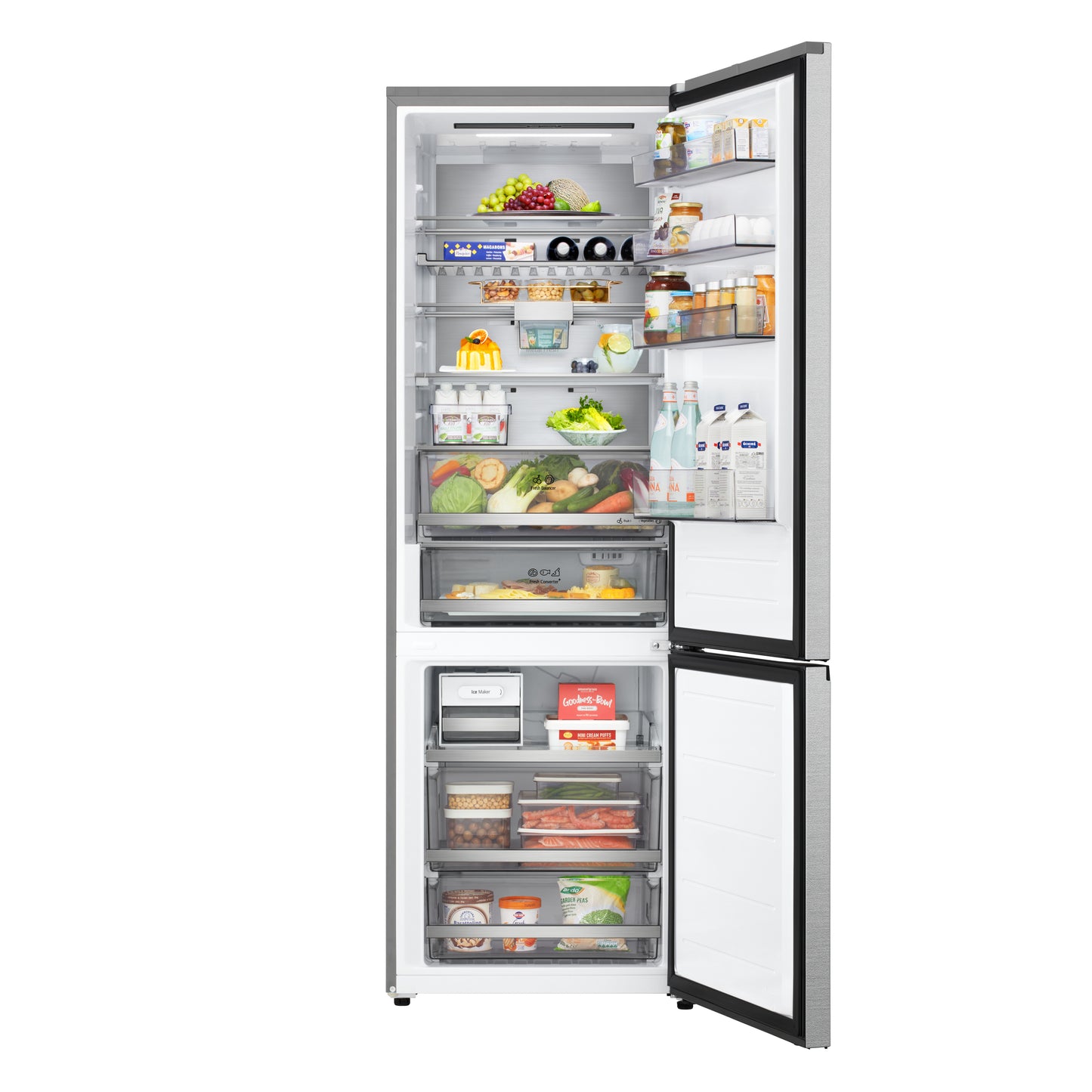 Frigorífico Combinado LG GBBW726CMB | 465L, C, No Frost