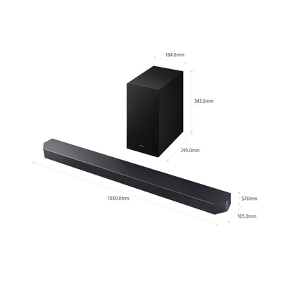 Soundbar Samsung HW-Q600F/ZF | 3.1.2 canais, Bluetooth, HDMI