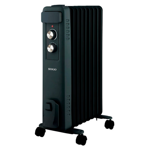 Aquecedor a Óleo SOGO CALSS18460 | 2000W, 9 elementos, 15m²