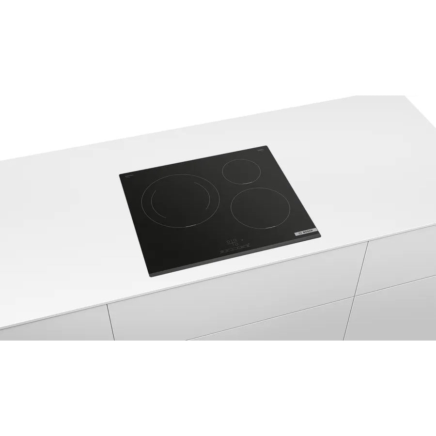 Placa de Indução Bosch PIJ631BB5E | 3 zonas, 60cm, PowerBoost