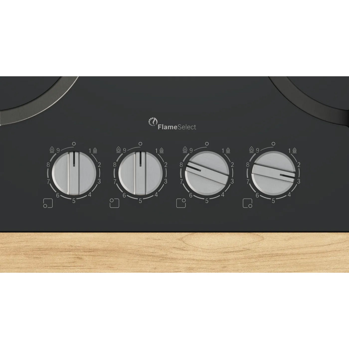 Placa a Gás Bosch PPP6A6I10 | 4 Queimadores, Vidro, FlameSelect