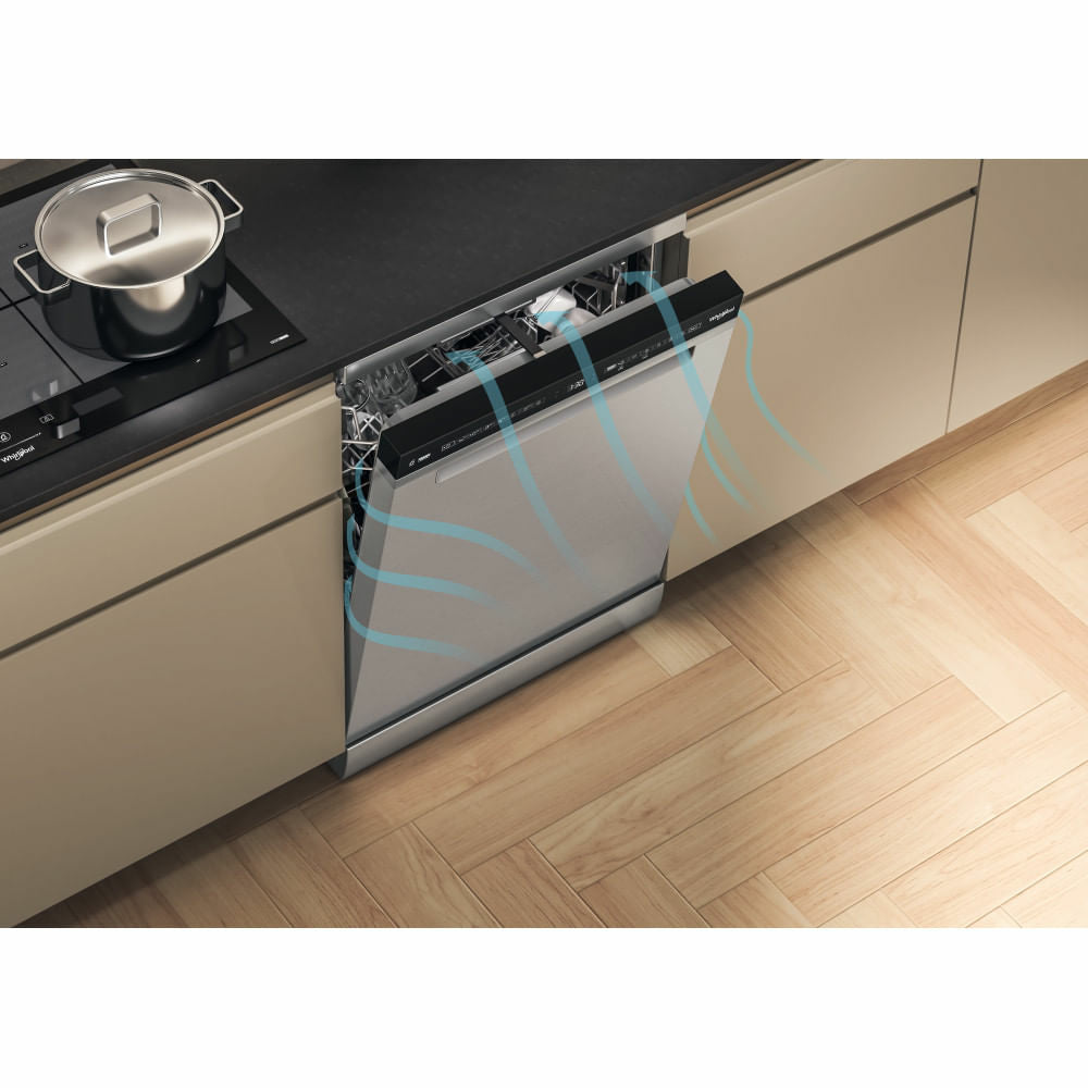 Máquina de Lavar Loiça Whirlpool W7FHS51X | 15 talheres, Classe B