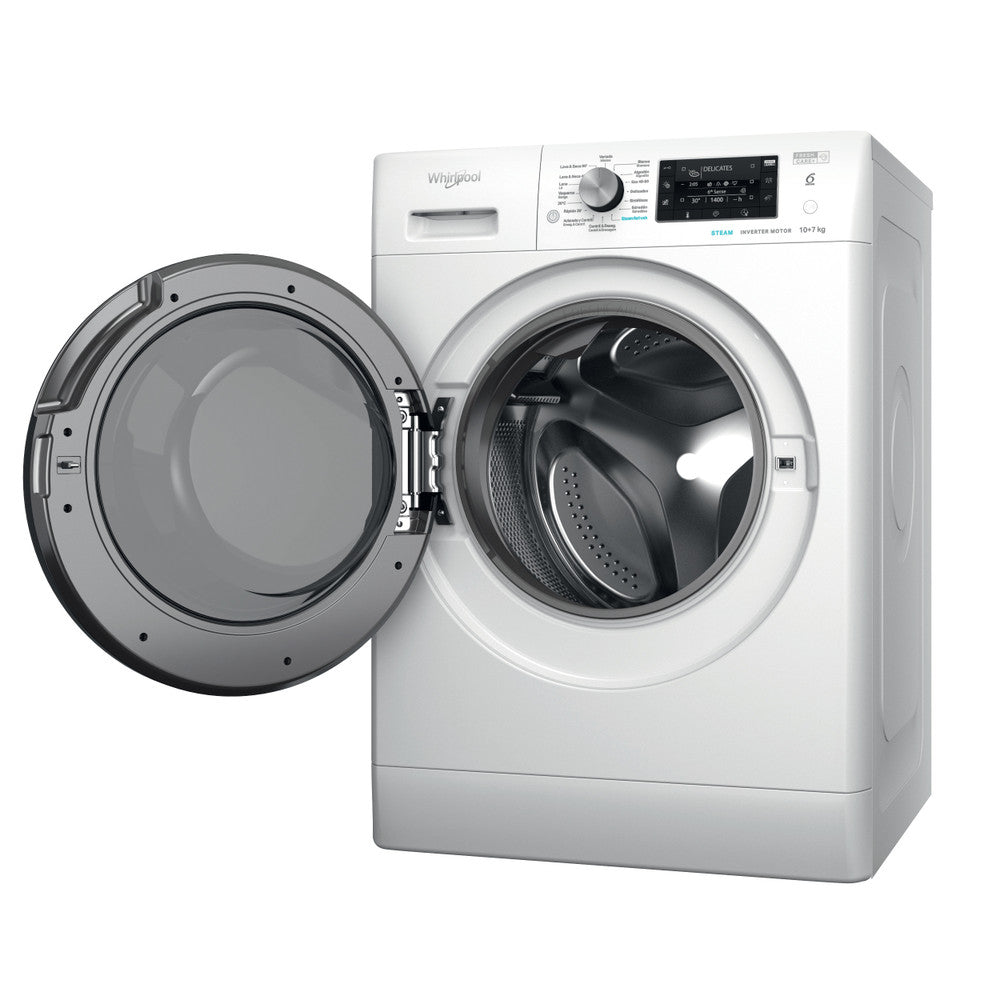 Máquina de Lavar e Secar Whirlpool FFWDD1074489 | 10/7kg, Classe C
