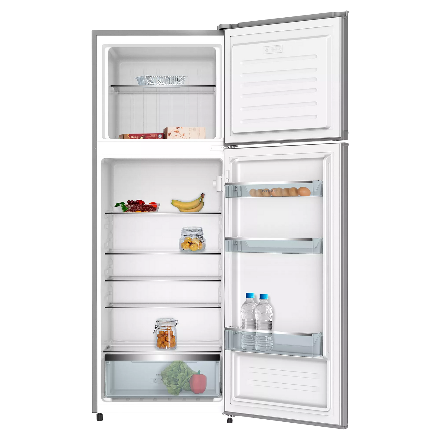 Frigorífico Infiniton FG300D75XER | 300L, Defrost, Inox