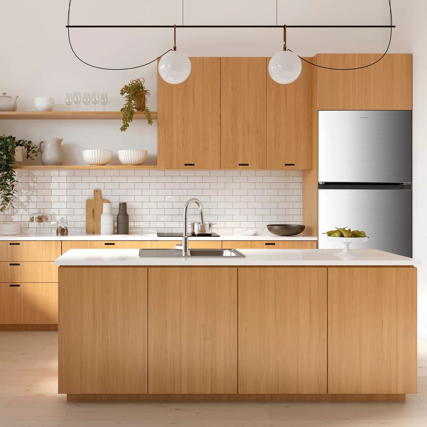 Frigorífico Infiniton FG300D75XER | 300L, Defrost, Inox