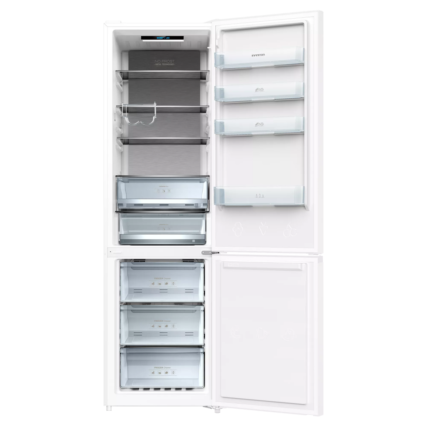 Frigorífico Combinado INFINITON FGC-403C20WDC | 405L, D