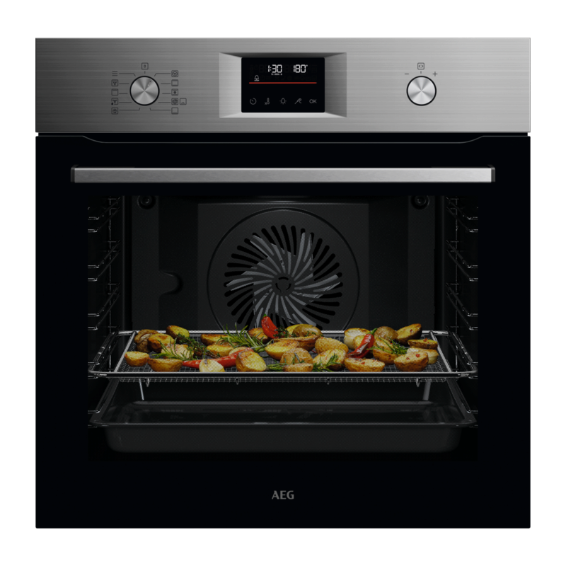Forno AEG OS-6-PB-51-AM | 71L, Pirolítico, AirFry, Classe A+
