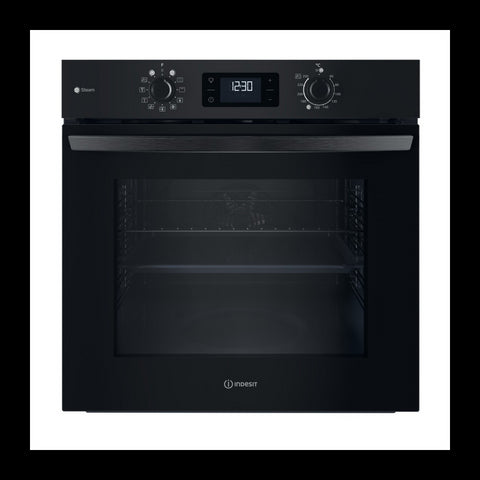 Forno Indesit IO 258HS B | 71L, Preto, Classe A+