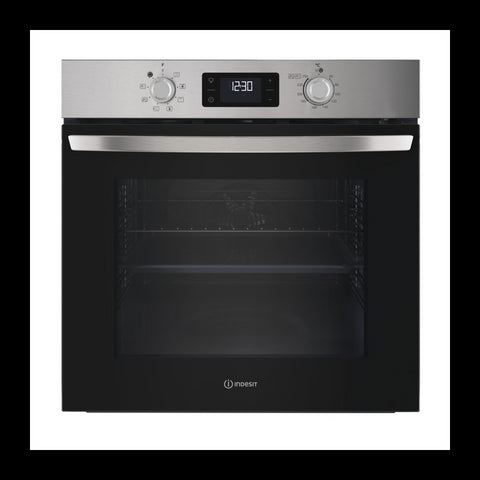 Forno Indesit IO 275P X | 71L, Pirolítico, Inox, Classe A+