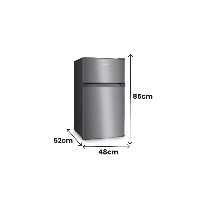 Frigorífico Mini Infiniton FG-85D8XEG | 85L, Aço inoxidável, Classe E