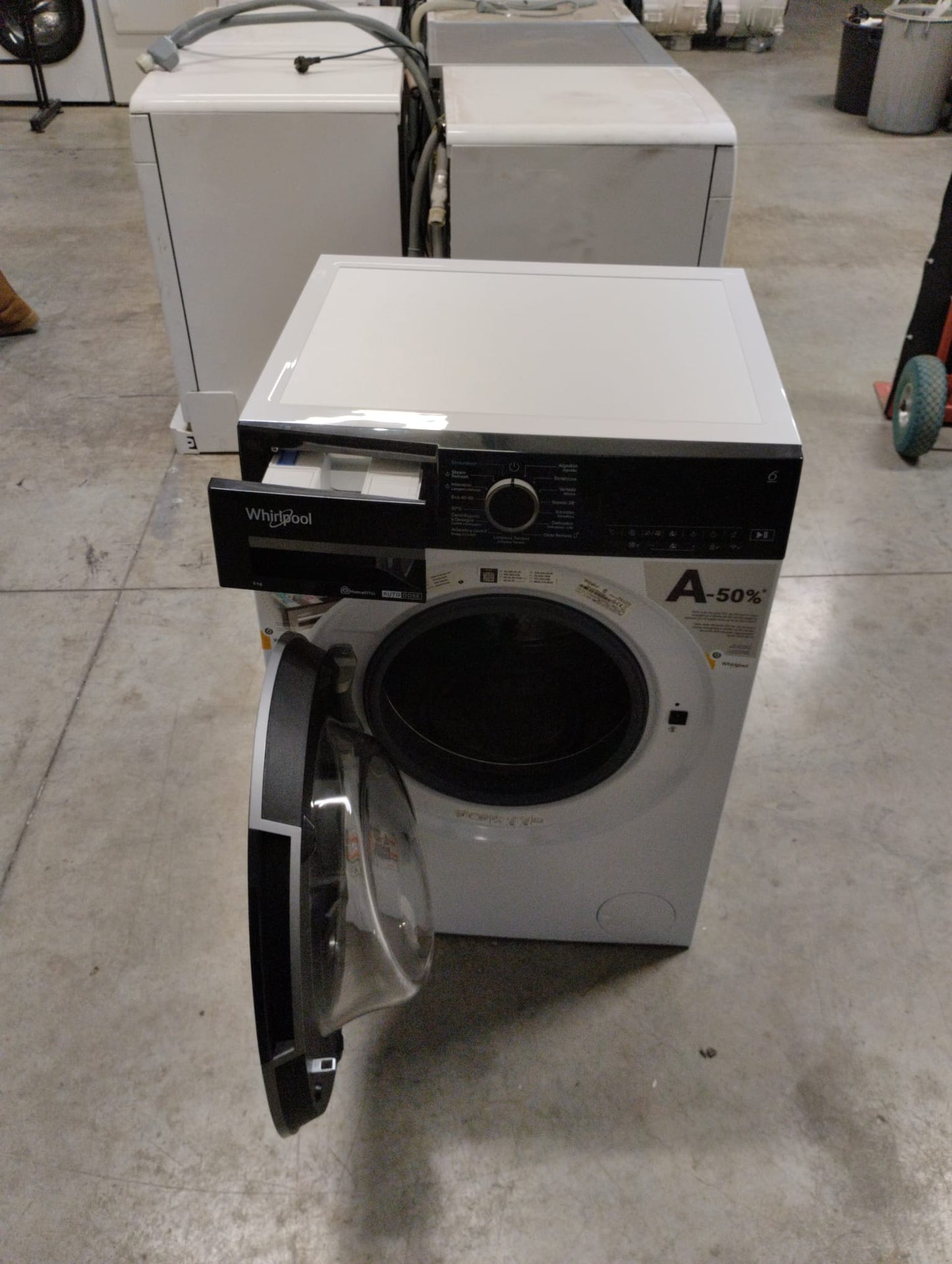 Outlet | Máquina Lavar Roupa Whirlpool WPM 911W ADS SPT | 9kg, Classe A