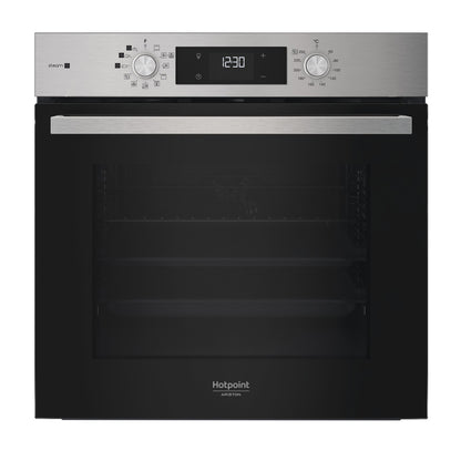 Outlet | Forno Encastre Hotpoint HAO3K58HSU1X | 71L, Pirolítico, Classe A+