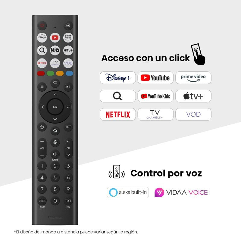 TV QLED HISENSE 98E7Q | 98", 4K, VIDAA U8.5