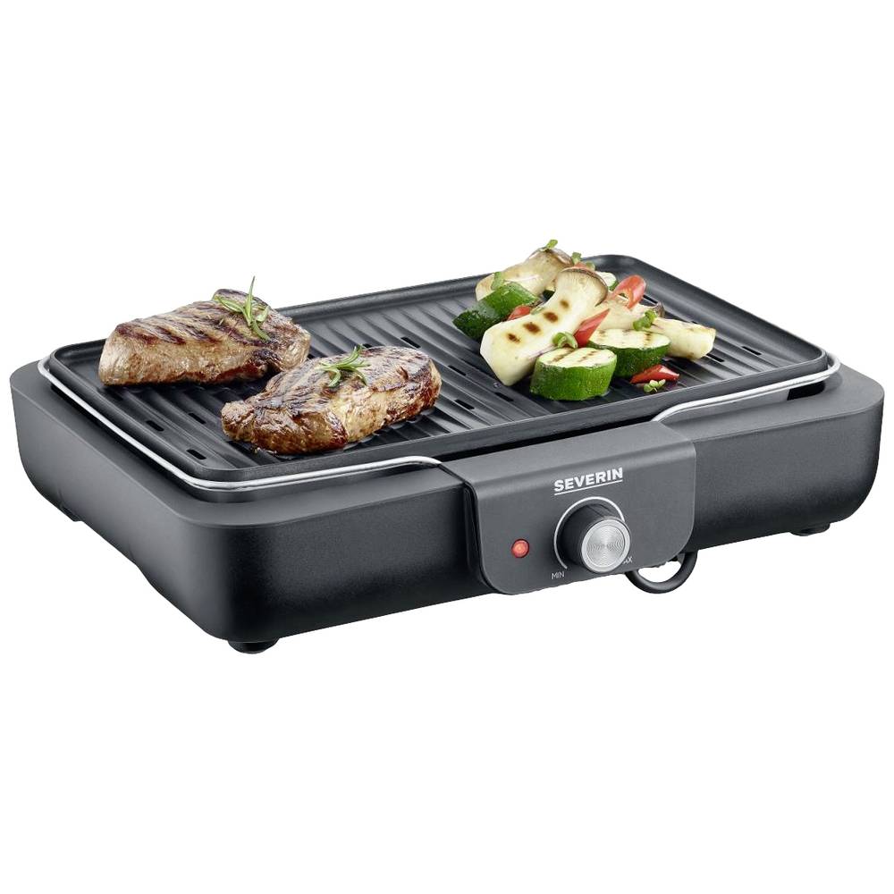 Grelhador Severin PG8556 | 2300W, Anti-aderente, Termostato regulável