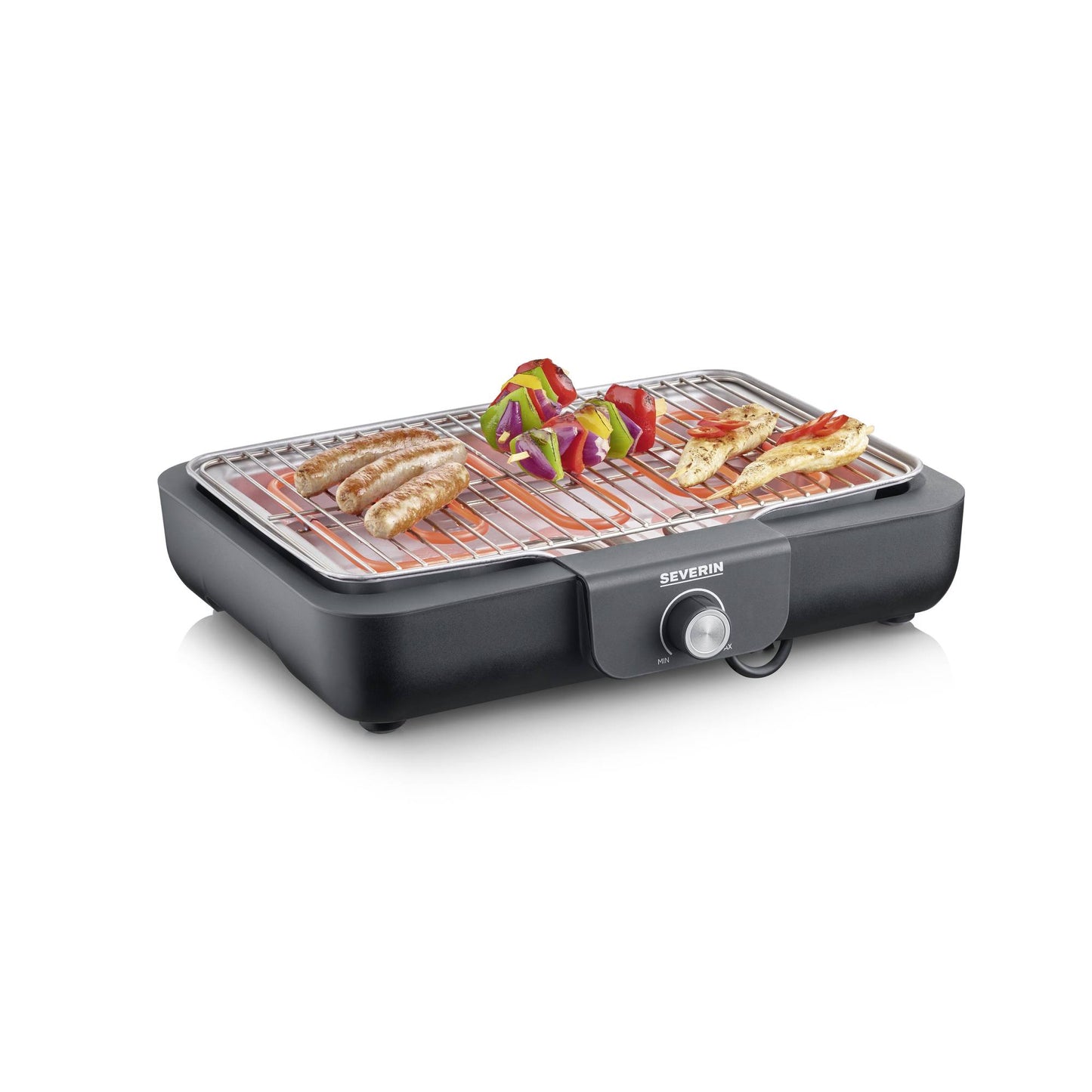 Grelhador Severin PG8554 | 2300W, Aço Inox, Termostato