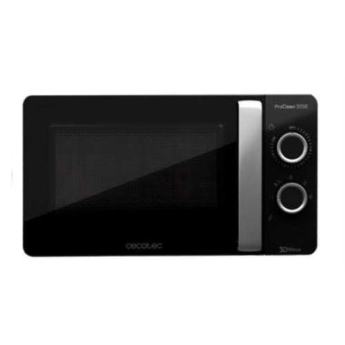Micro‑ondas Cecotec ProClean 3050 | 20 L, 700 W, Preto/Prata
