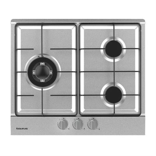 Placa a Gás Taurus GI3HB | 3 Queimadores, Inox