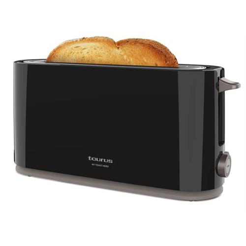 Torradeira TAURUS MyToast Nero | 1000W, 1 fenda, 7 temperaturas