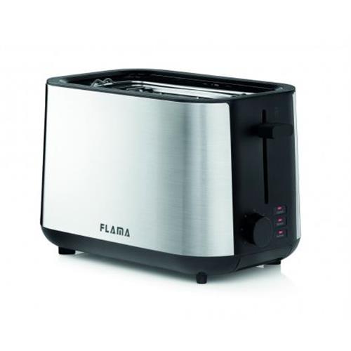 Torradeira FLAMA 961FL | Inox, 980W, 2 Fendas