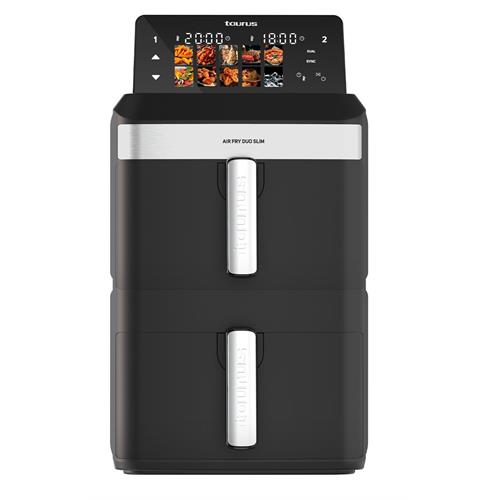 Fritadeira de Ar TAURUS AirFry Duo Slim | 13L, 2800W, Dupla Cesta