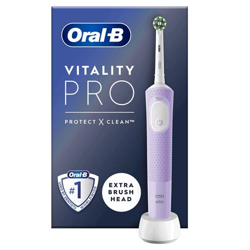 Escova de dentes elétrica Oral-B Vitality Pro Lilás | Recarregável